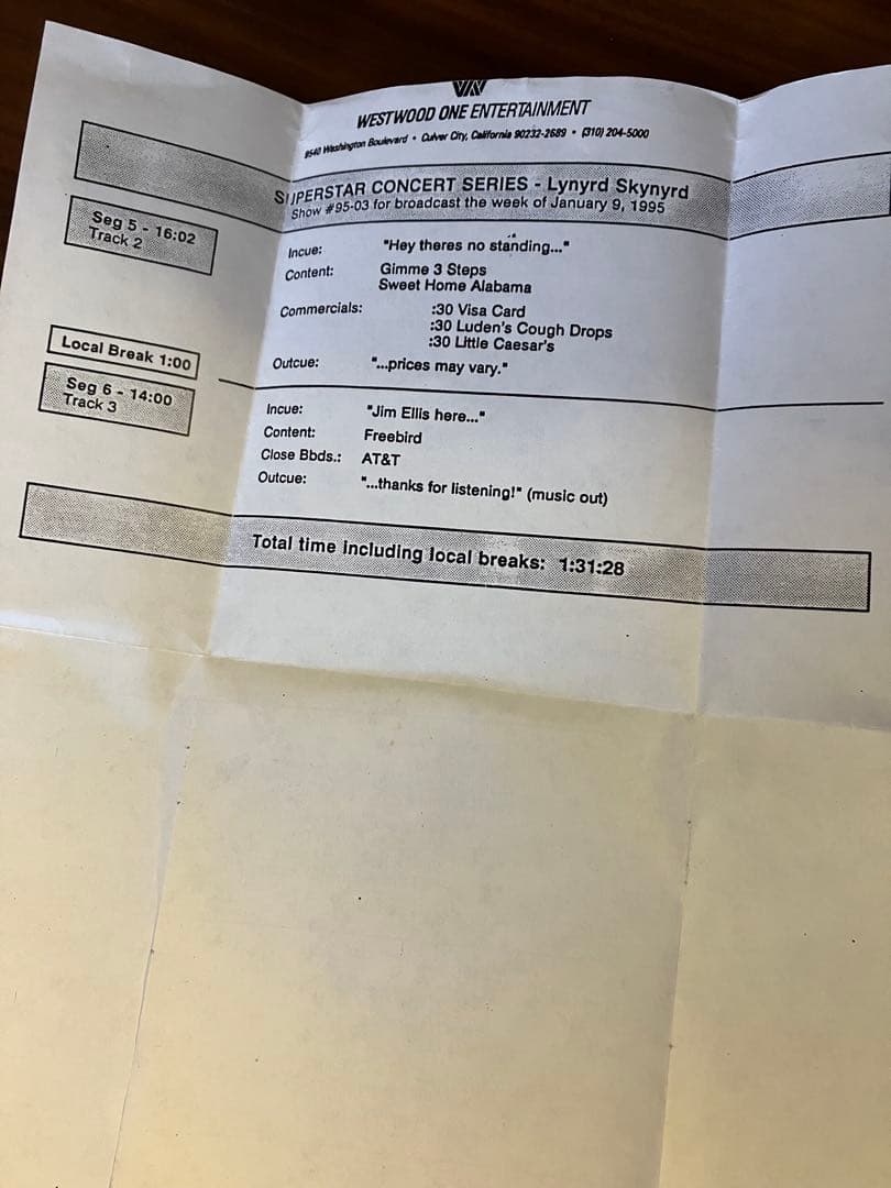 Lynyrd Skynyrd/westwood one ラジオ・ライブ音源2CD