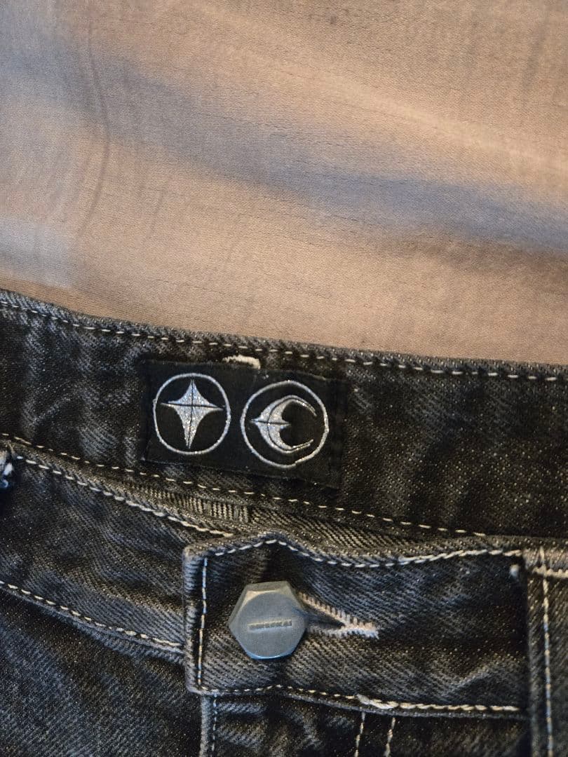 パンツ Thug club Tribal denim Size 2 Black