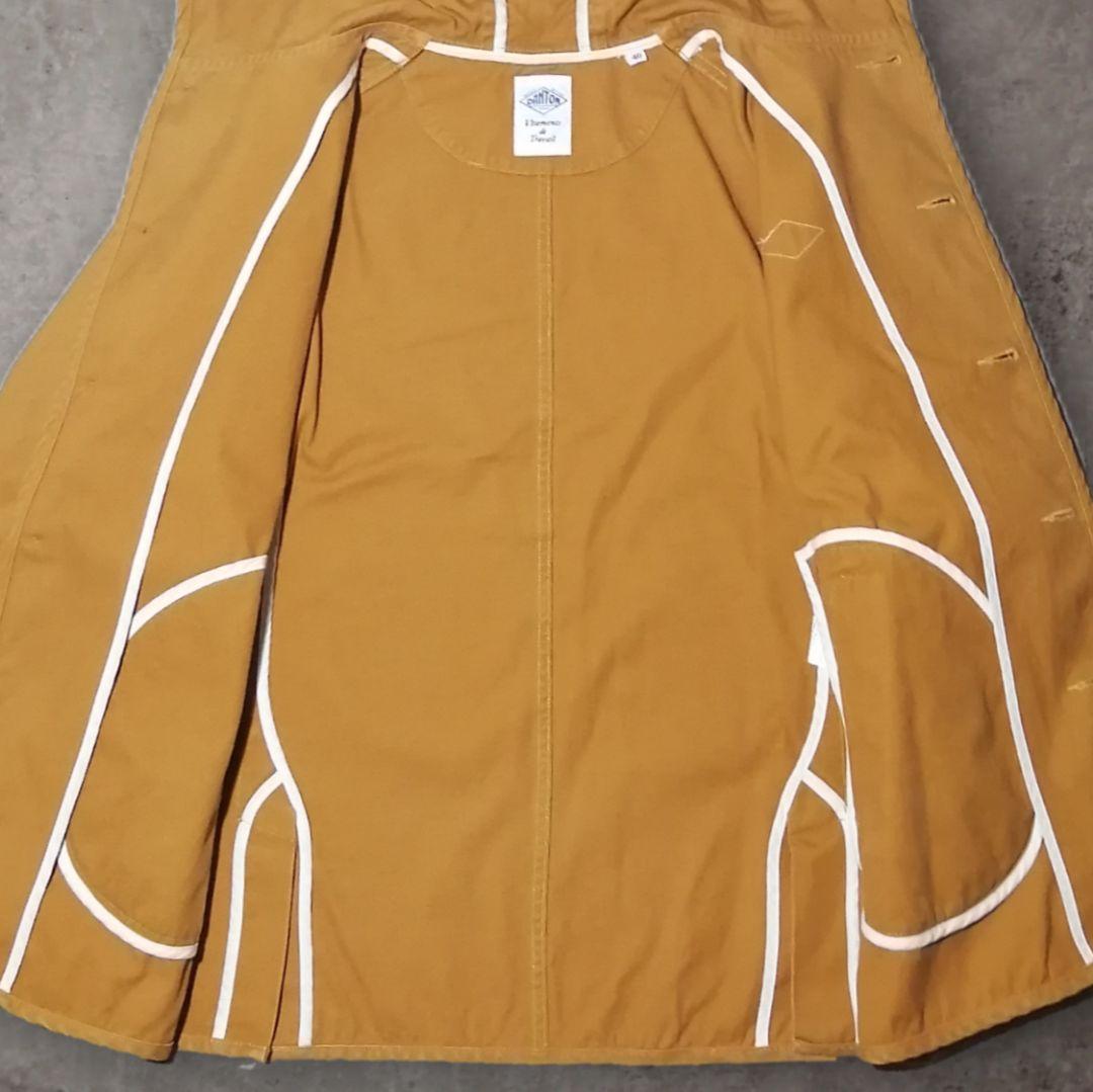 【まい※様】DANTON レディース フーデットジャケット キャメル L