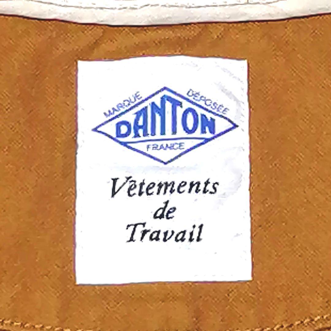 【まい※様】DANTON レディース フーデットジャケット キャメル L