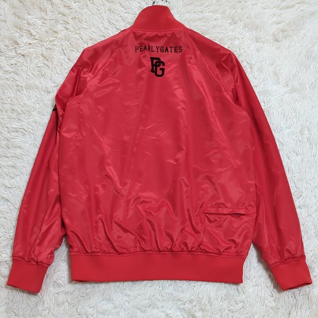 美品 L 蓄熱 パーリーゲイツ Wジップ スニードジャック ロゴ ゴルフウェア