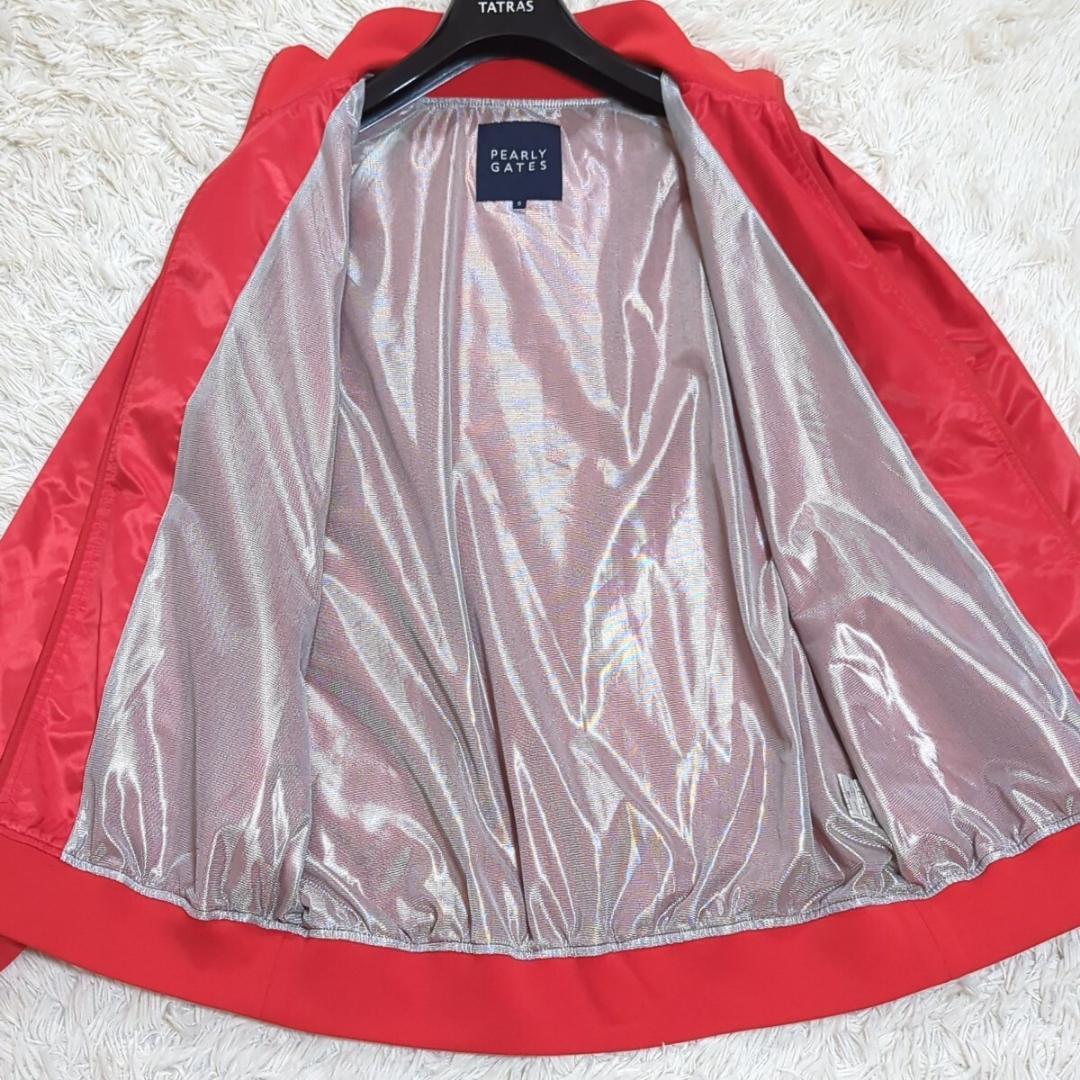 美品 L 蓄熱 パーリーゲイツ Wジップ スニードジャック ロゴ ゴルフウェア