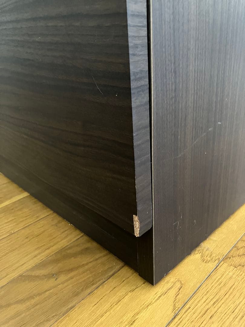 [送料込み]ニトリ　レジューム キッチンカウンター120cm ダークブラウン