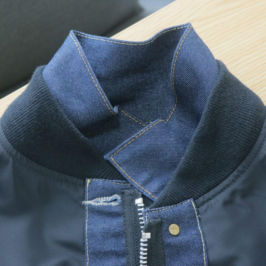 sacai × Levi's デニムナイロンツイルリバーシブルブルゾン サイズS