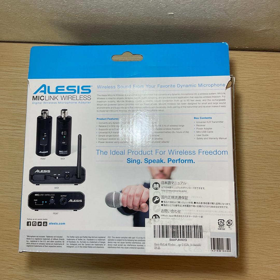 配信機器・PA機器・レコーディング機器 ALESIS MicLink Wireless