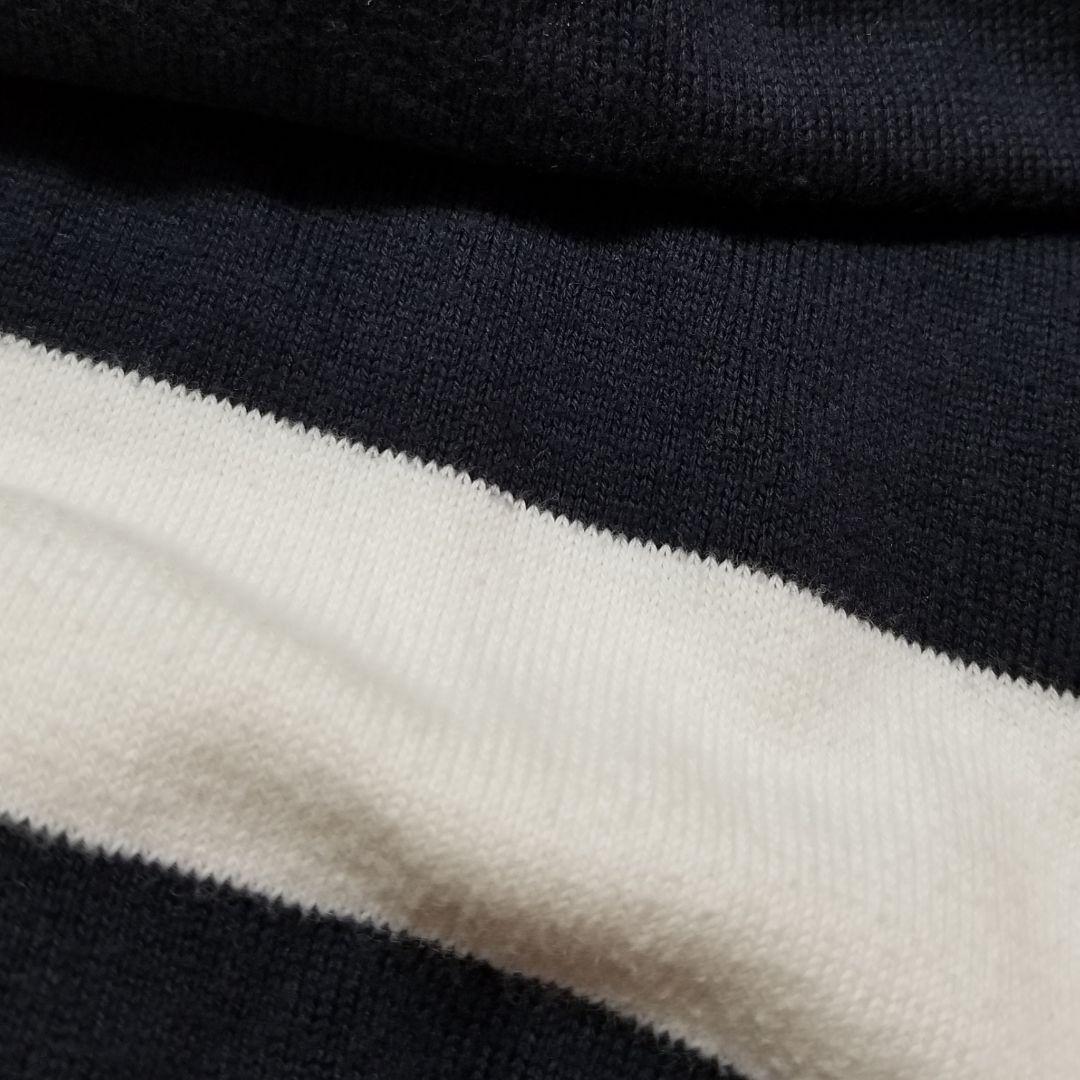 PEARLY GATES　パーリーゲイツメンズボーダーハイネックセーターサイズ5