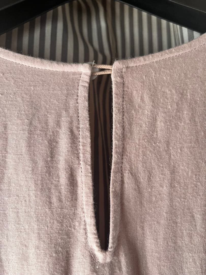 ヌキテパ　コットンボイル ティアード マキシ ワンピース ギャザー ゆったり