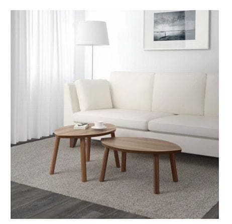 マイコーヒー IKEA ストックホルム ネストテーブル 2点セット