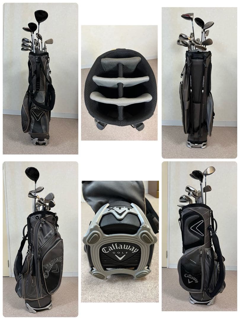 Callaway統一メンズゴルフクラブ14本セットキャディバッグ付