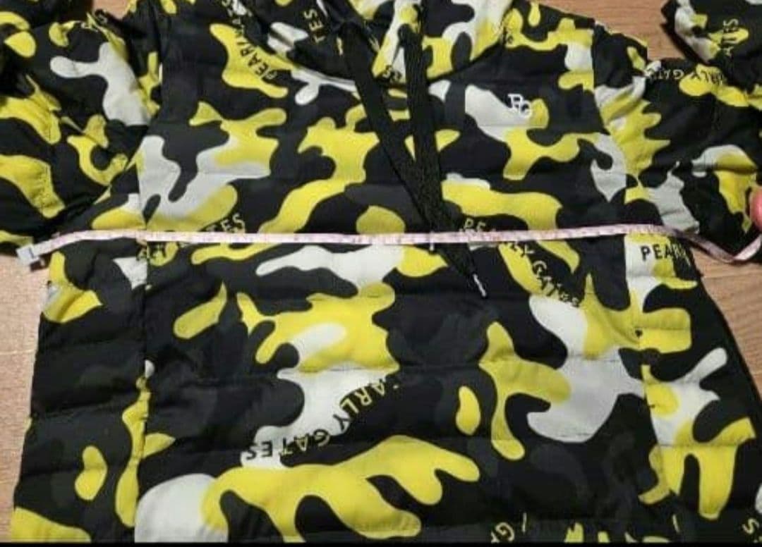 ❣️未使用に近い❣️PGパーリーゲイツカモフラ 迷彩中綿ジャケットセットアップ!