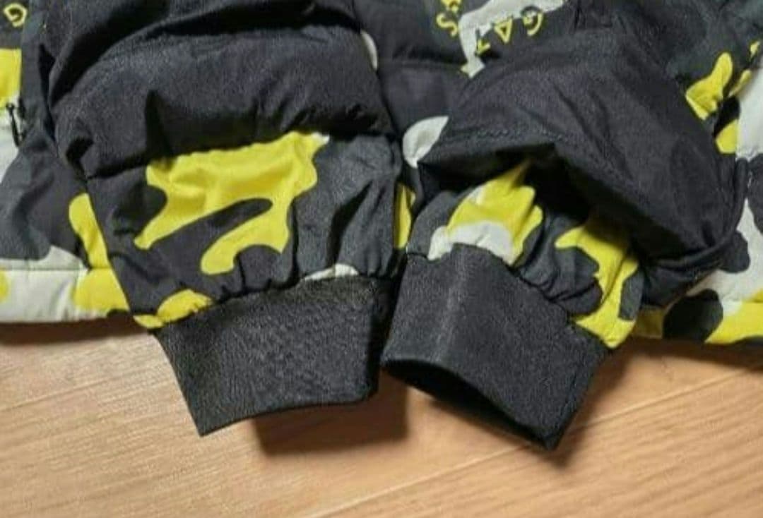 ❣️未使用に近い❣️PGパーリーゲイツカモフラ 迷彩中綿ジャケットセットアップ!