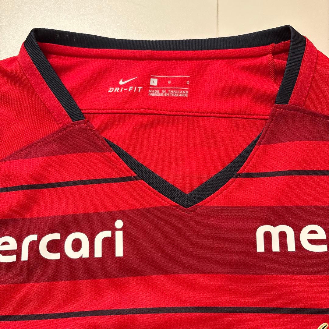 鹿島アントラーズ ホームユニフォーム 　L 安部裕葵 ナイキ正規品