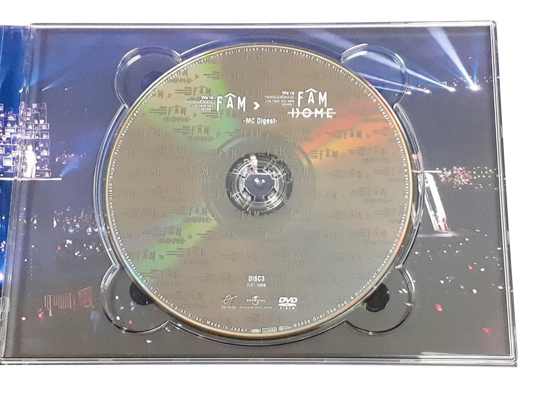 timelesz LIVE TOUR FAM DOME 初回限定盤 DVD