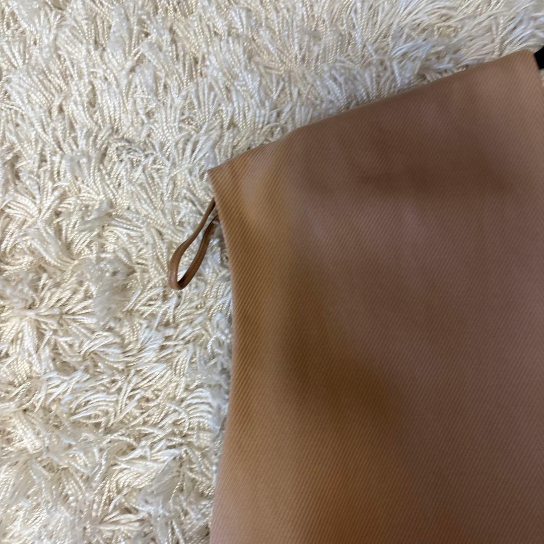 ドゥロワー　ベージュ ノーカラー ロングジレ　36