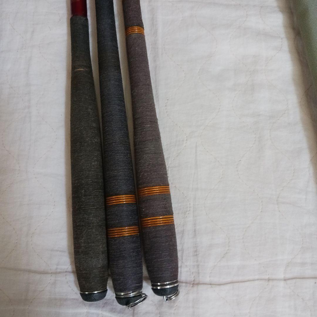 宇崎日新　ニッシン LUCIDO へら竿、鯉竿 3 本セット