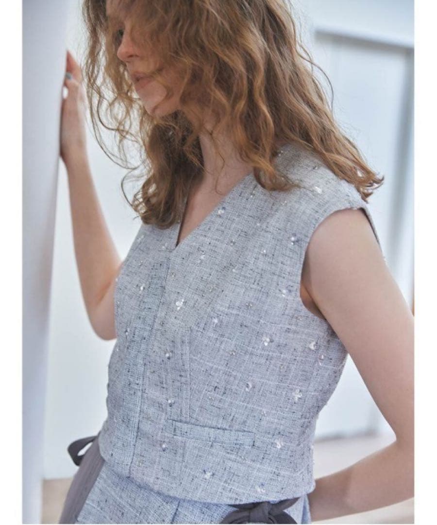 ランダ マルチフラワービジュー ワンピース サイズ1