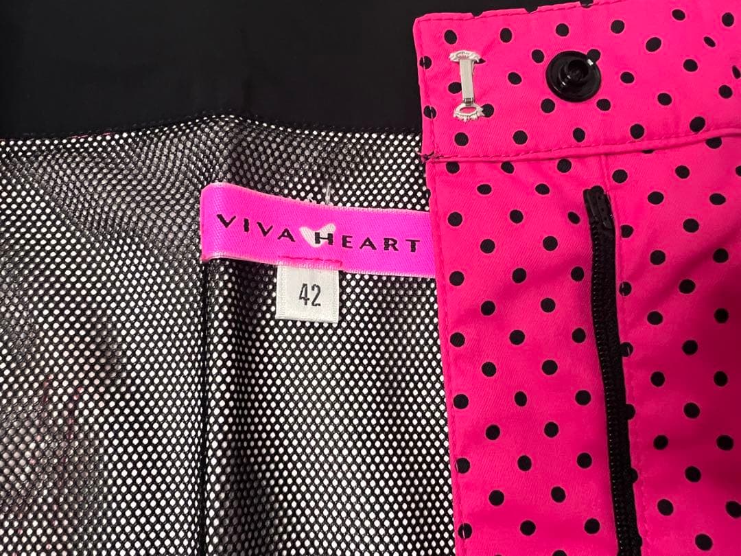 VIVA HEART ビバハート　ピンク　ゴルフウェア上下セット　撥水　防風