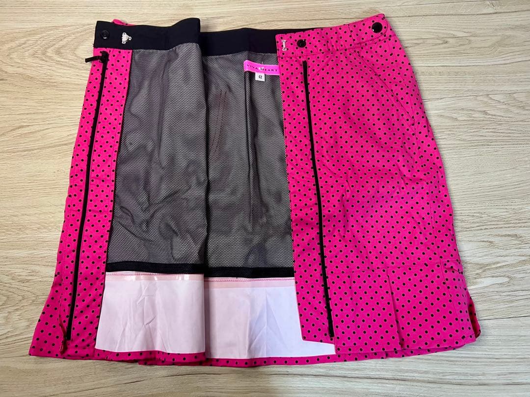 VIVA HEART ビバハート　ピンク　ゴルフウェア上下セット　撥水　防風