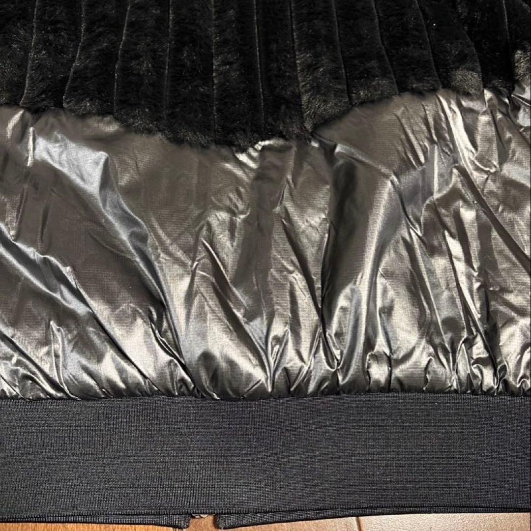 マスターバニースパッタリングエコファーコンビブルゾンブラックサイズ2