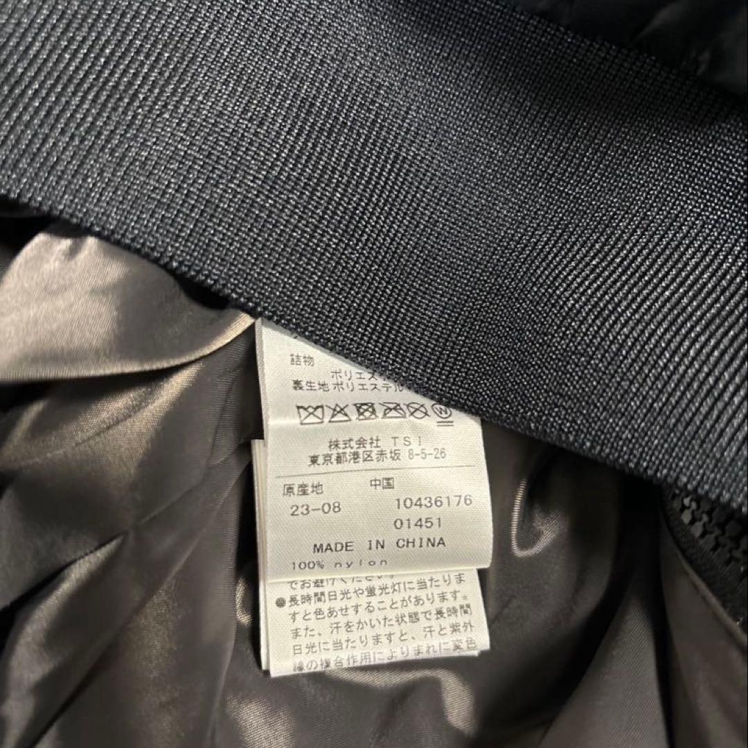 マスターバニースパッタリングエコファーコンビブルゾンブラックサイズ2