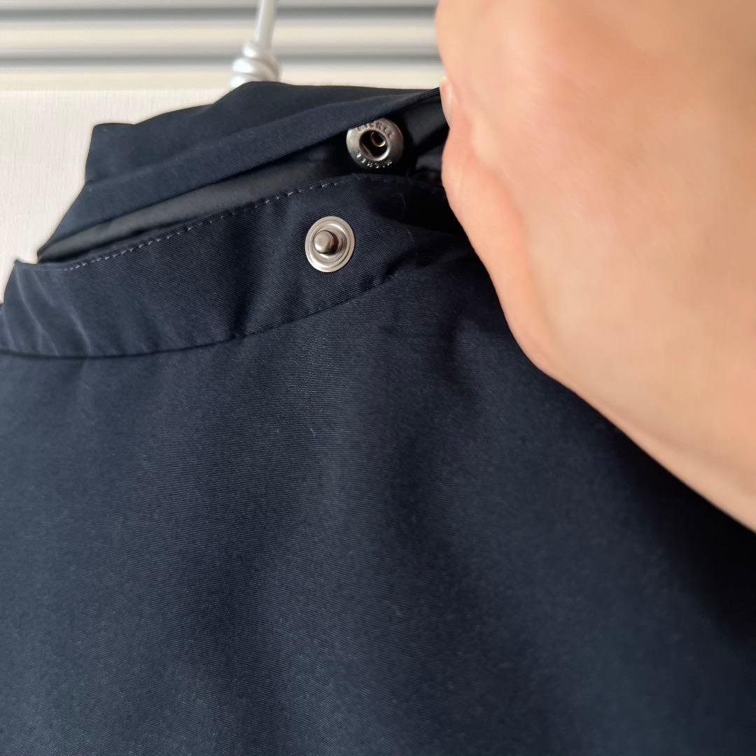 DANTON ダントン フード着脱可 2WAY ベストジャケット ネイビー 38