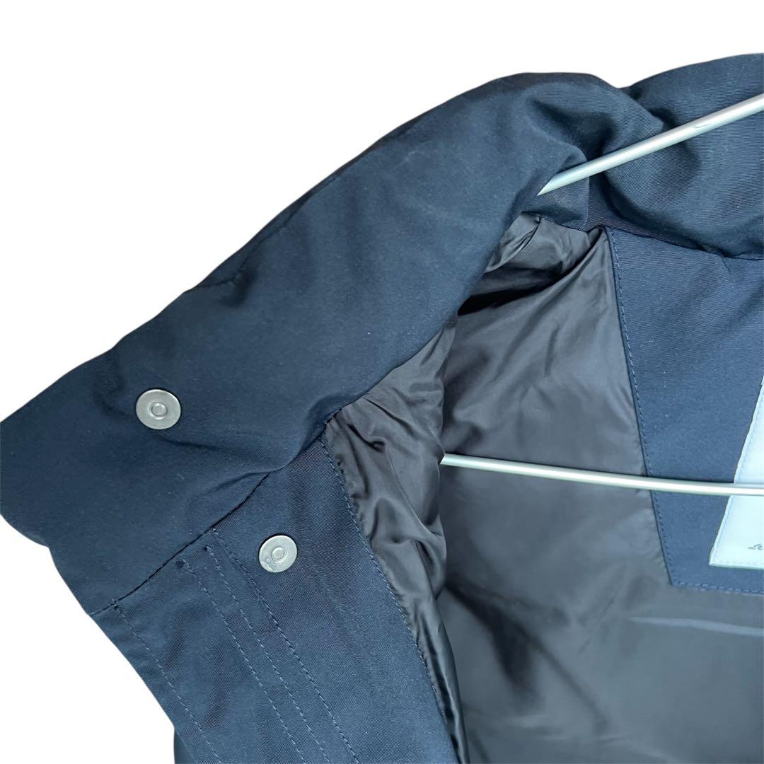 DANTON ダントン フード着脱可 2WAY ベストジャケット ネイビー 38