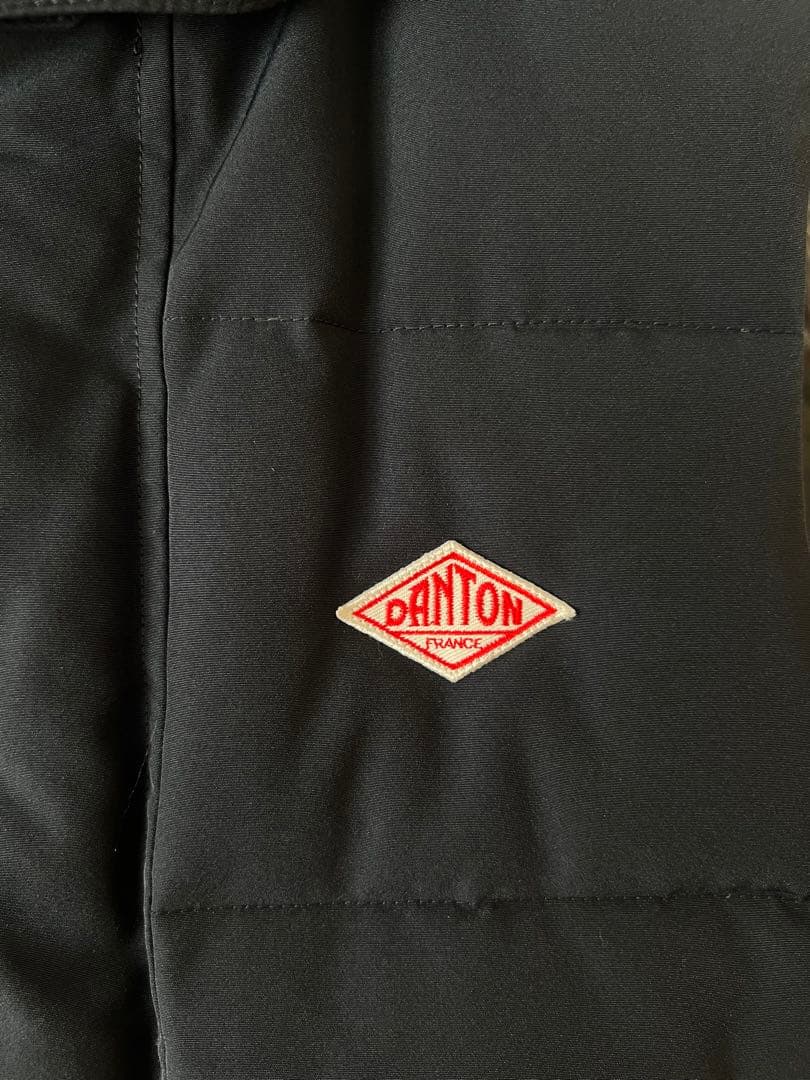 DANTON ダントン フード着脱可 2WAY ベストジャケット ネイビー 38