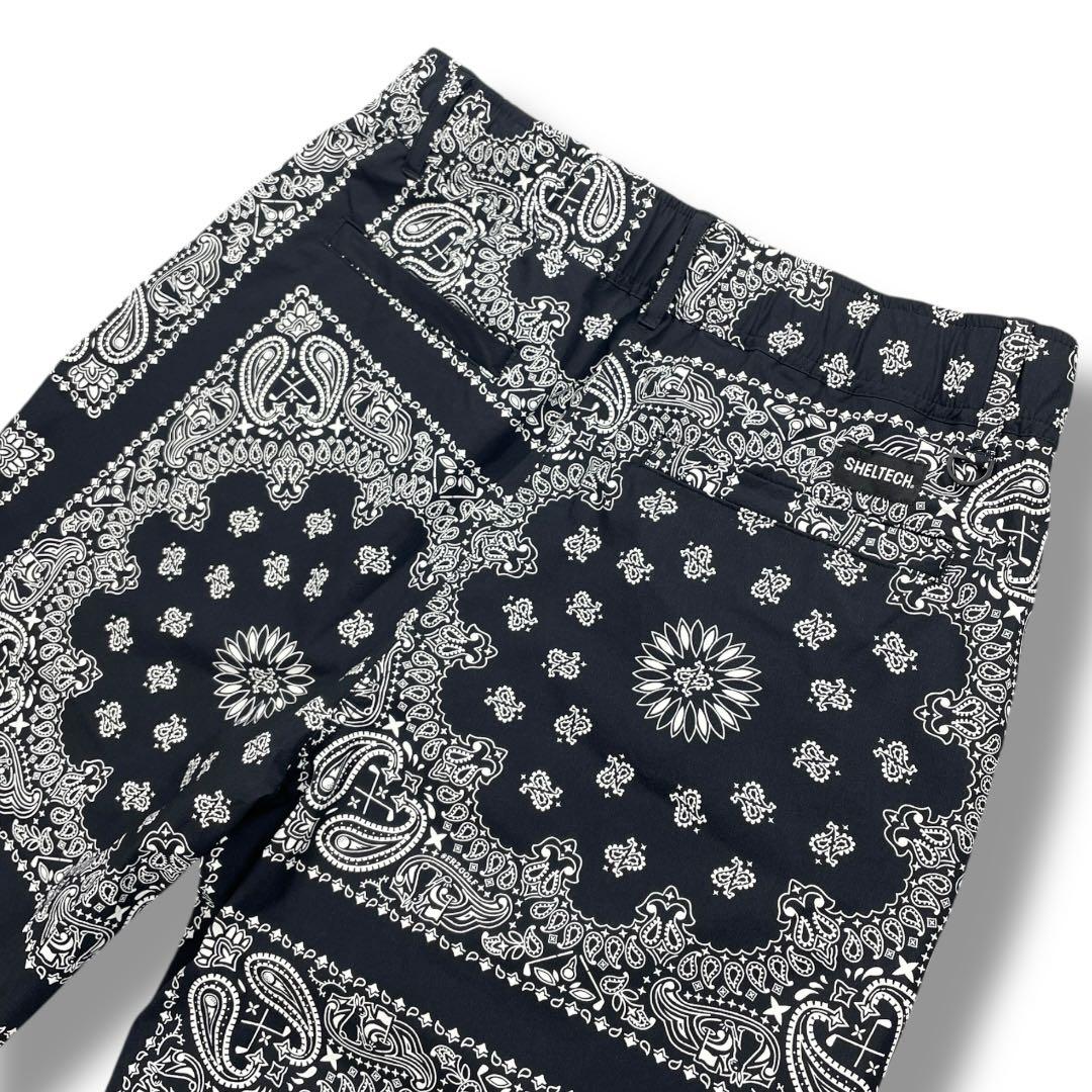 【美品】#FR2 GOLF ペイズリー柄ストレッチナイロンパンツ ＸＬサイズ