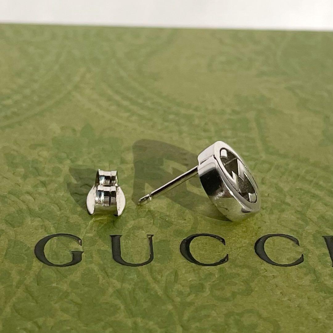 GUCCI インターロッキング ピアス 片耳のみ GGピアス ダブルG 付属品