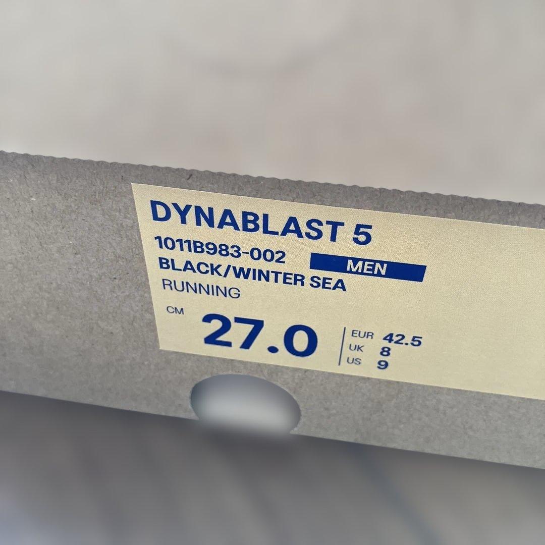 【27.0cm美品】アシックス ダイナブラスト5