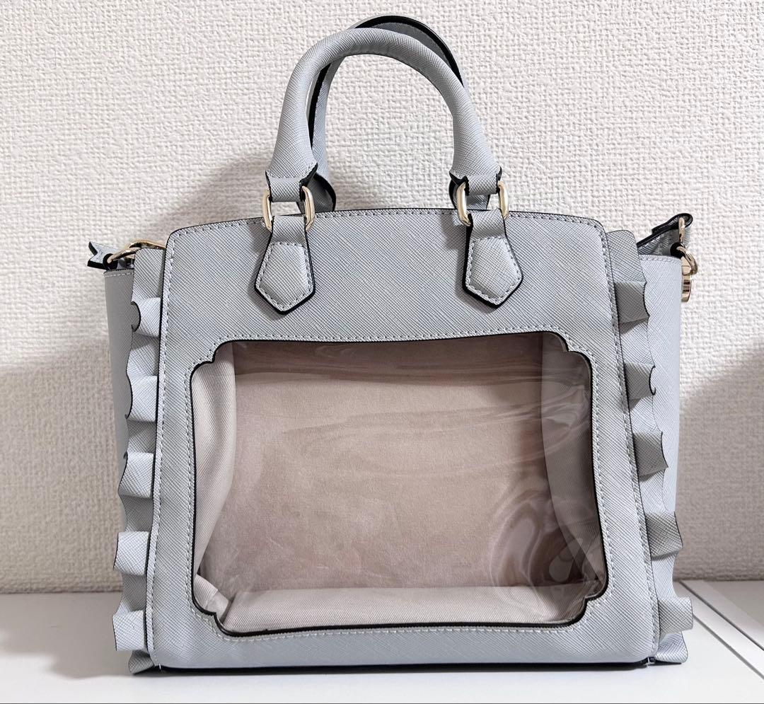 アンドシュエット &chouette 痛バ ブルー 水色 バッグ ハンドバッグ