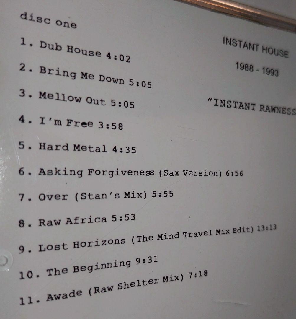 洋楽 INSTANT HOUSE 1988-1993 JOE CLAUSSELL