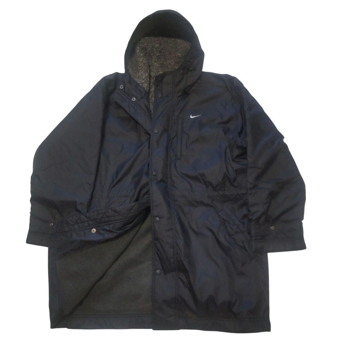 NIKE М ベンチコート ボア フード付き ブラック メンズ ナイキ