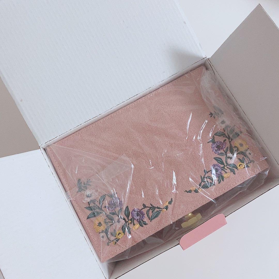 Francfranc 刺繍 ジュエリーBOX