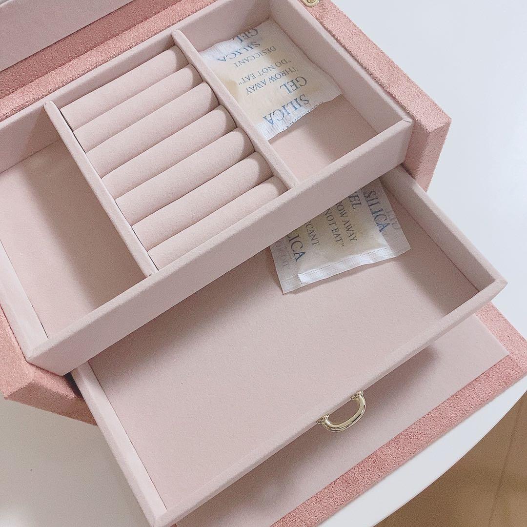 Francfranc 刺繍 ジュエリーBOX