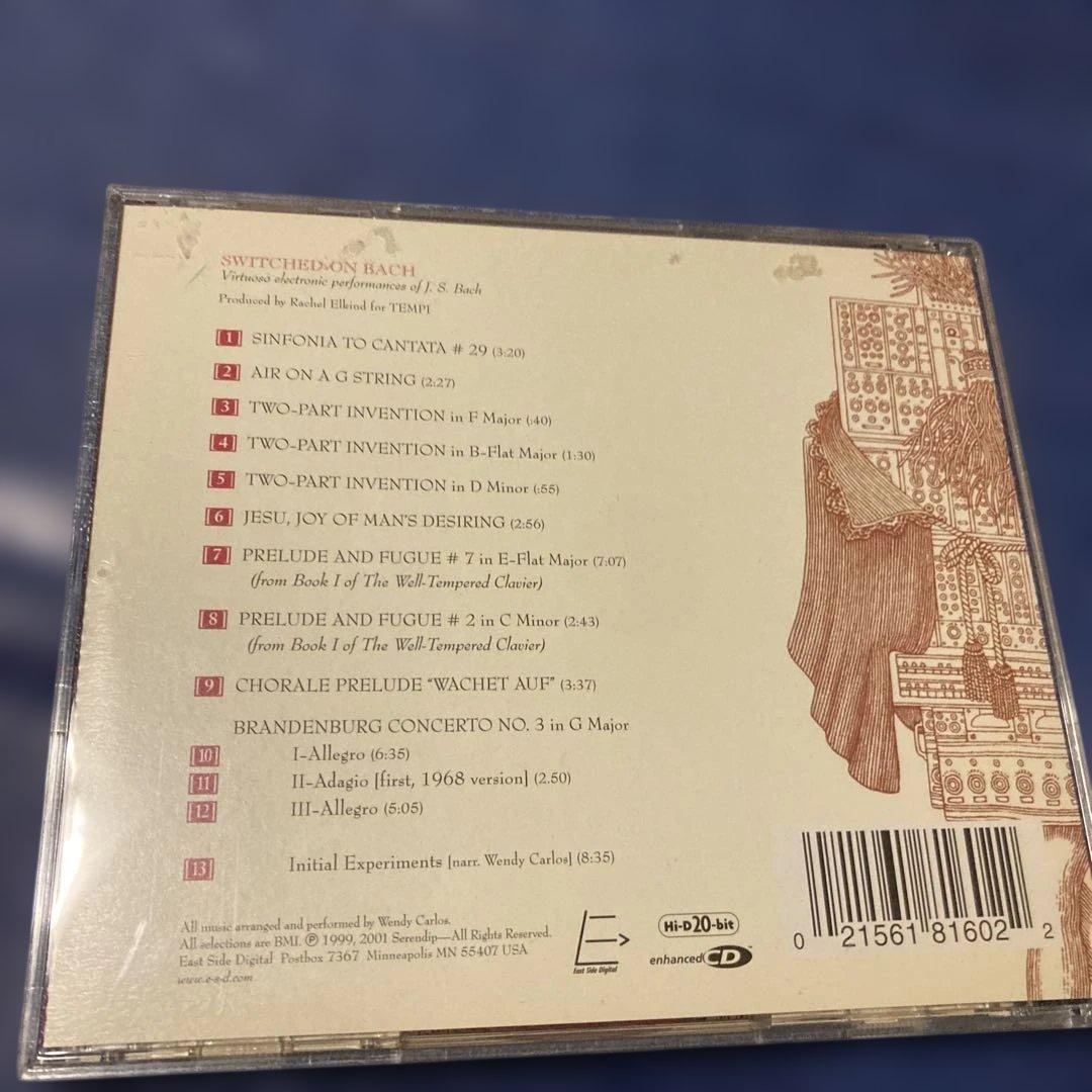 Wendy Carlos SWITCHED-ON BACH スイッチトオンバッハ