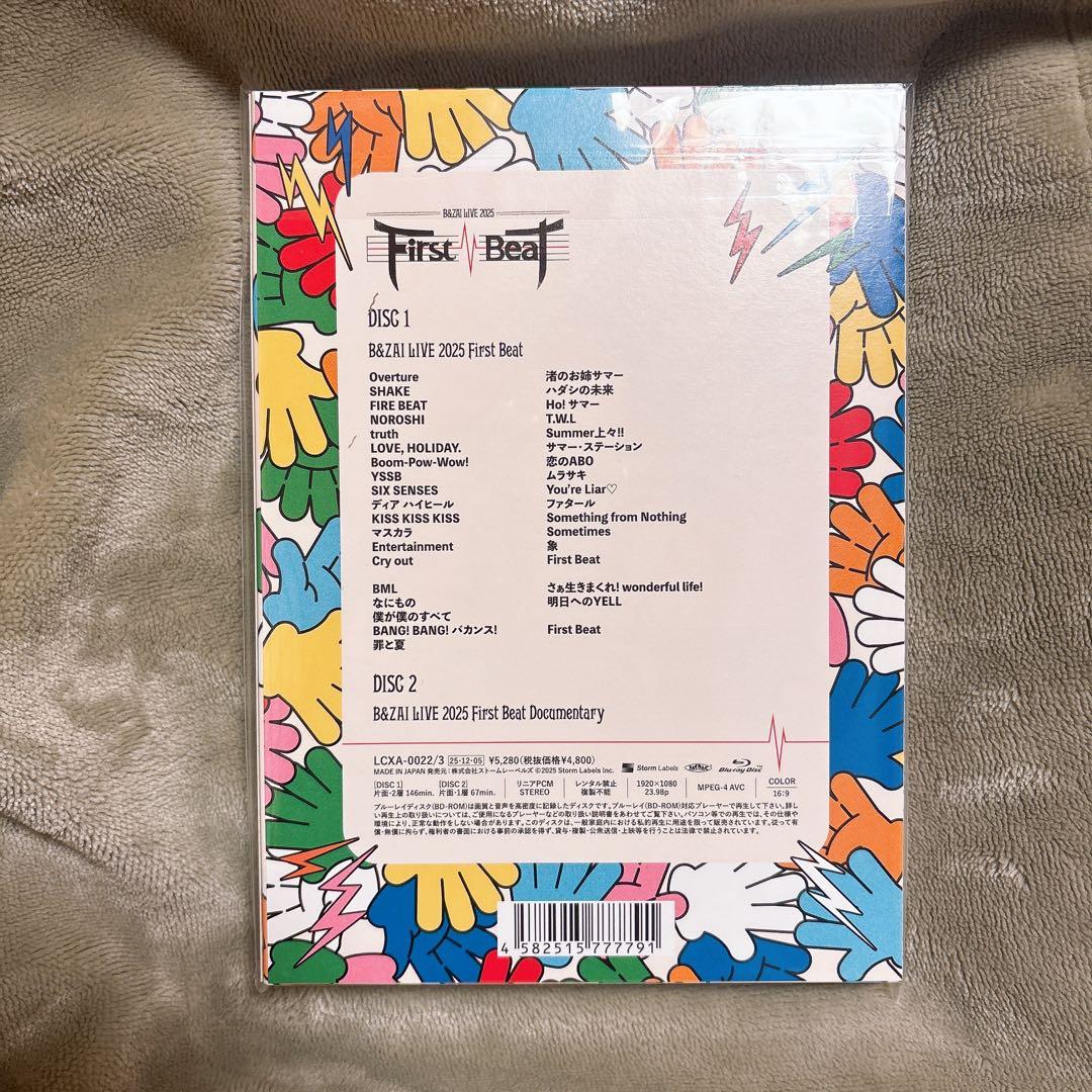 【新品】B&ZAI LIVE 2025 First Beat Blu-ray盤