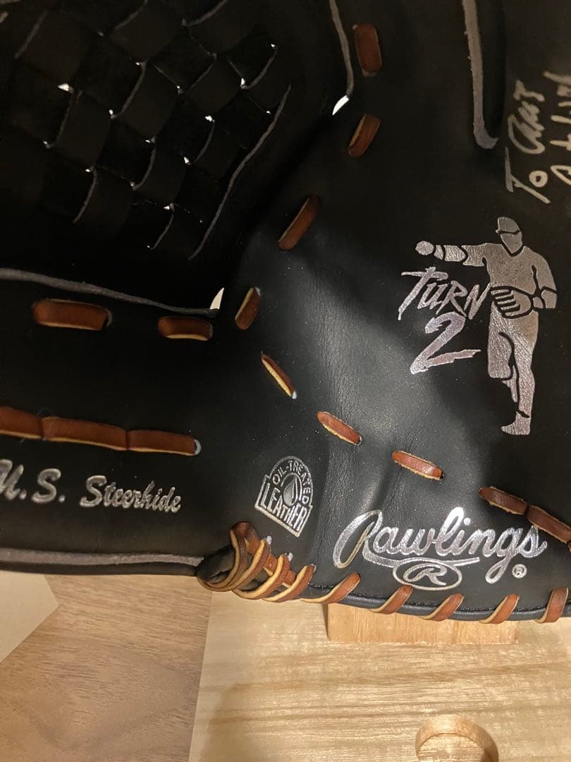 デレク ジーター サイン入り Rawlings グローブ