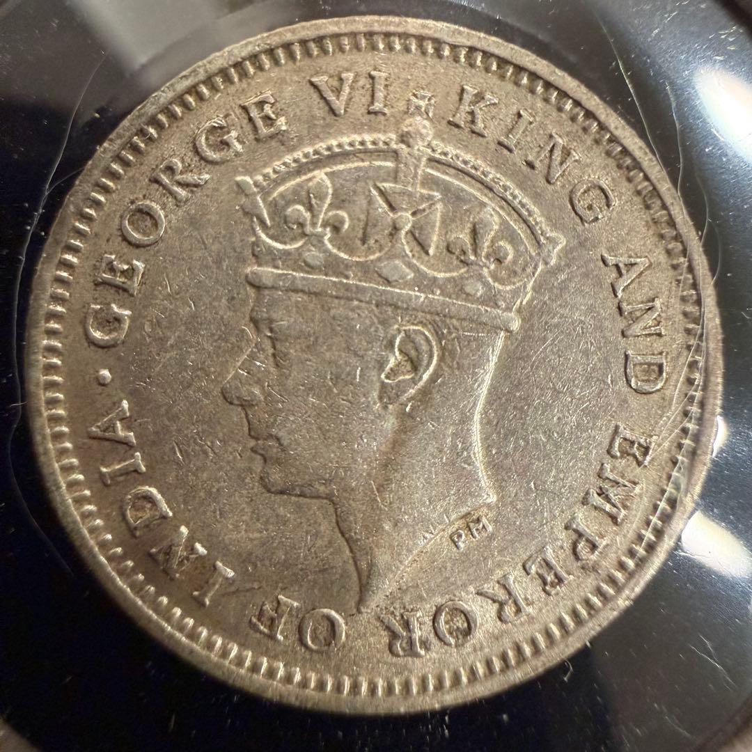 f*i様 No.69 アンティーク 銀貨 ギアナ イギリス領 4ペンス 1940