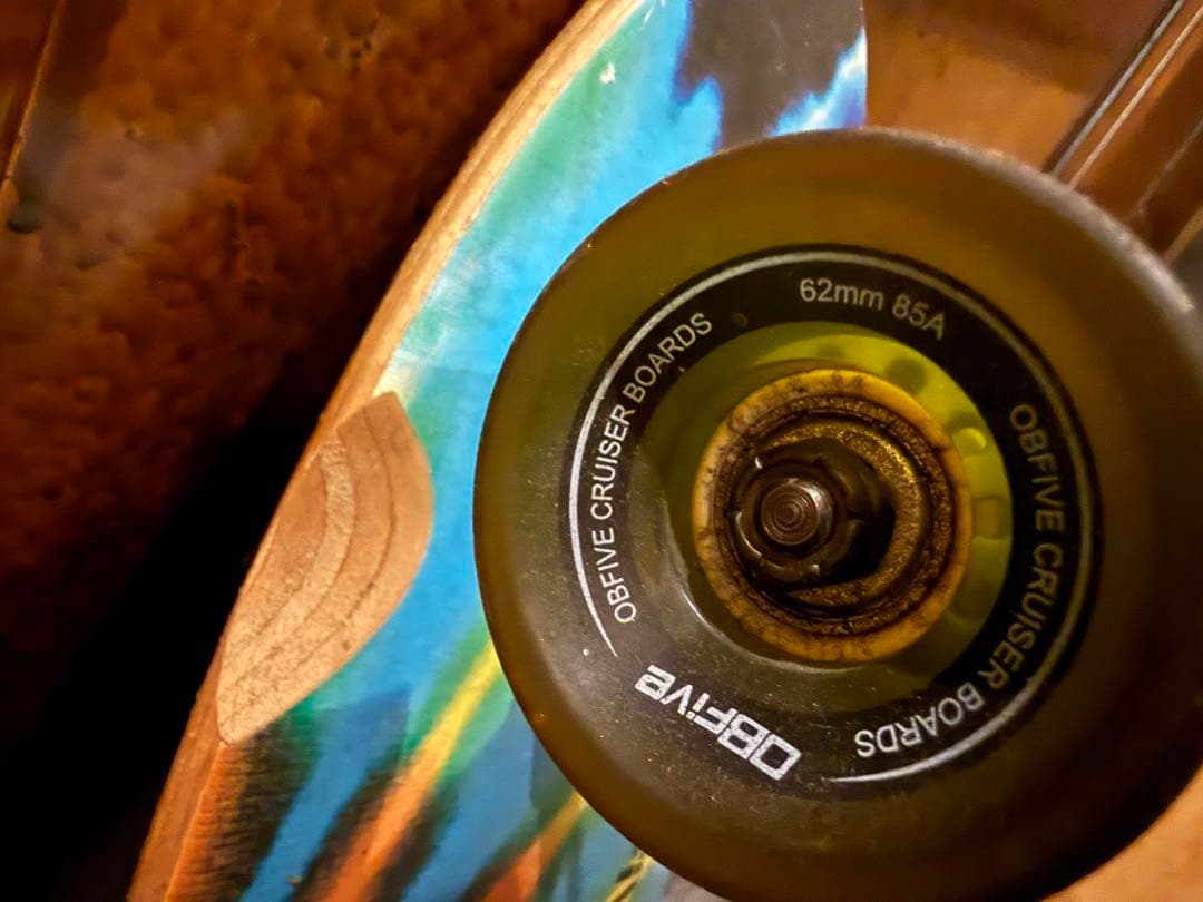 OBfive サーフ　スケート　ボード　ダイダイ