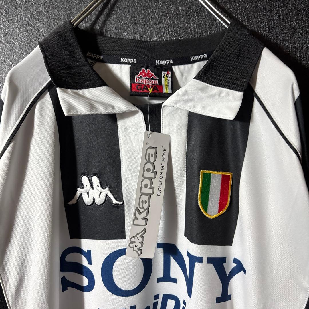 【★デルピエロ】 Kappa ユヴェントス サッカー ユニフォーム 長袖 2XL