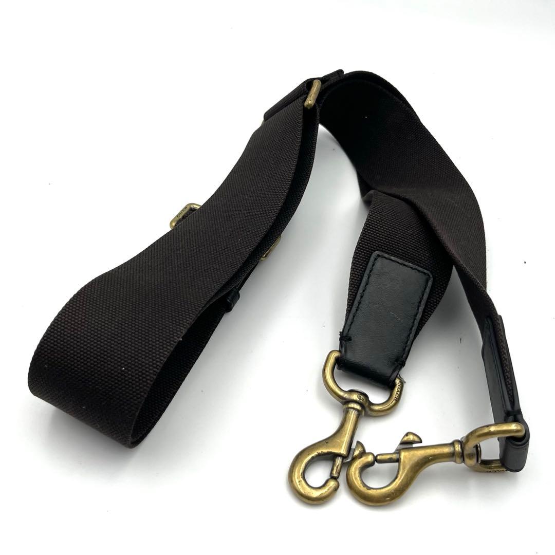 コーチ トートバッグ 2way A4収納 斜め掛け レザー ロゴ ブラウン系