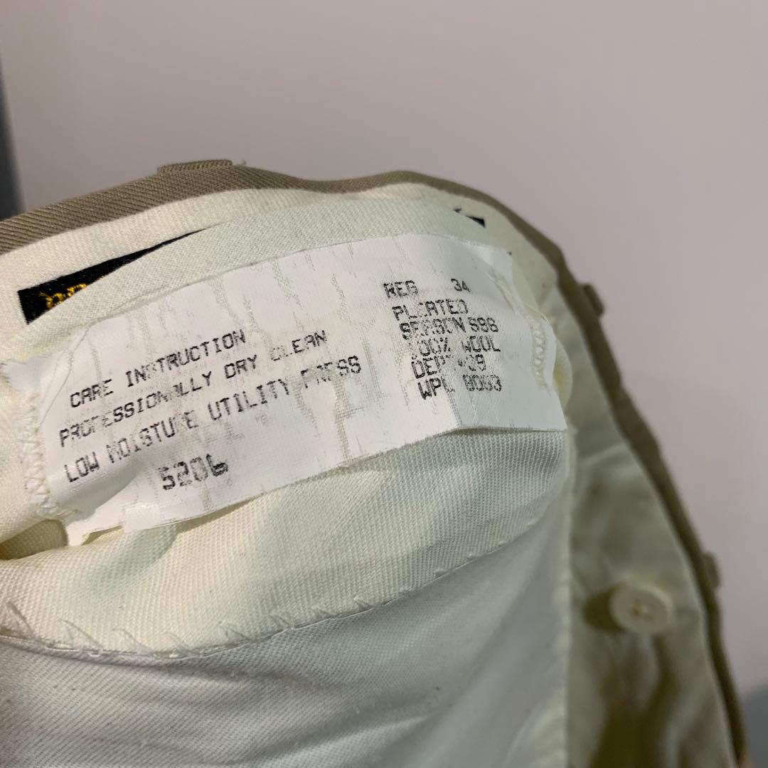 80s 90s BROOKS BROTHERS ウールスラックス USA製