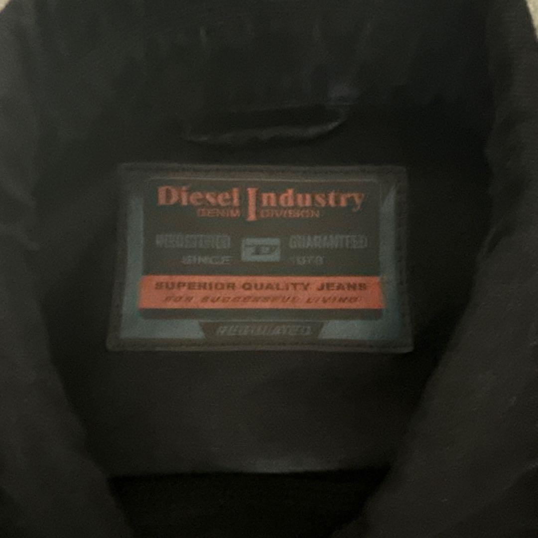 「DIESEL ディーゼル ワークジャケット ジップアップ フェード加工 S」