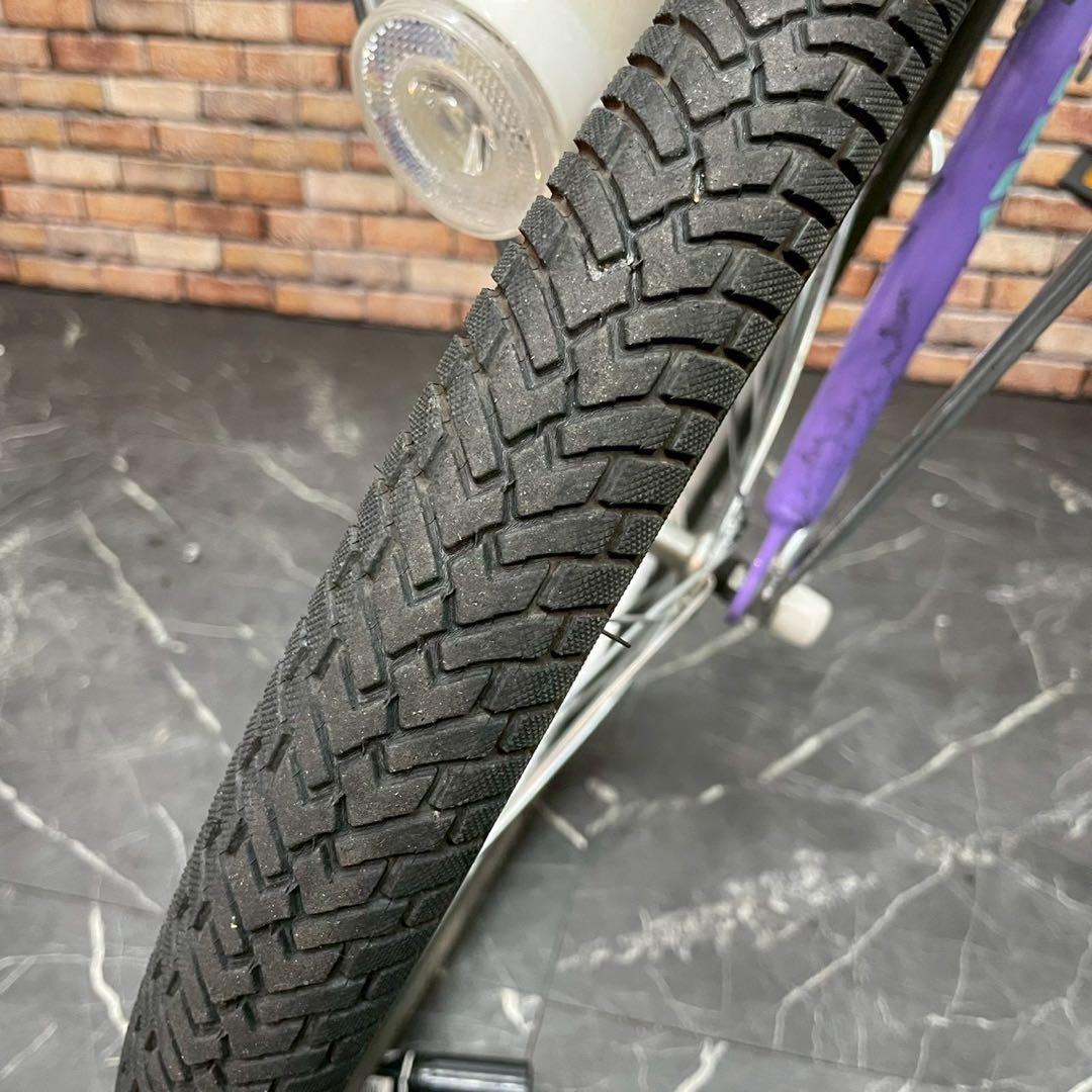 【133】子供用自転車 子供車 GIRLS LABO パープル 20インチ