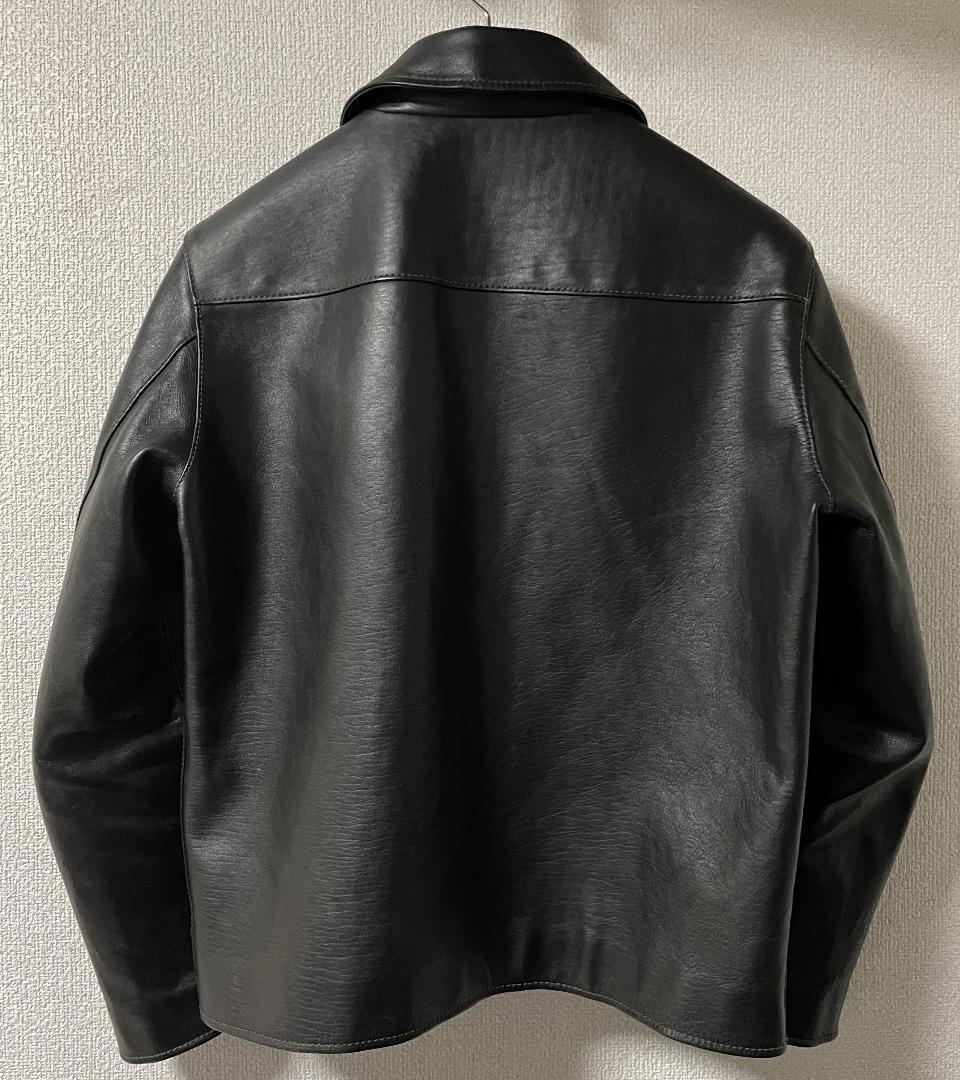 【美品】O.G.BROS OG-2 オージーブロス ワイツーレザー 40 黒