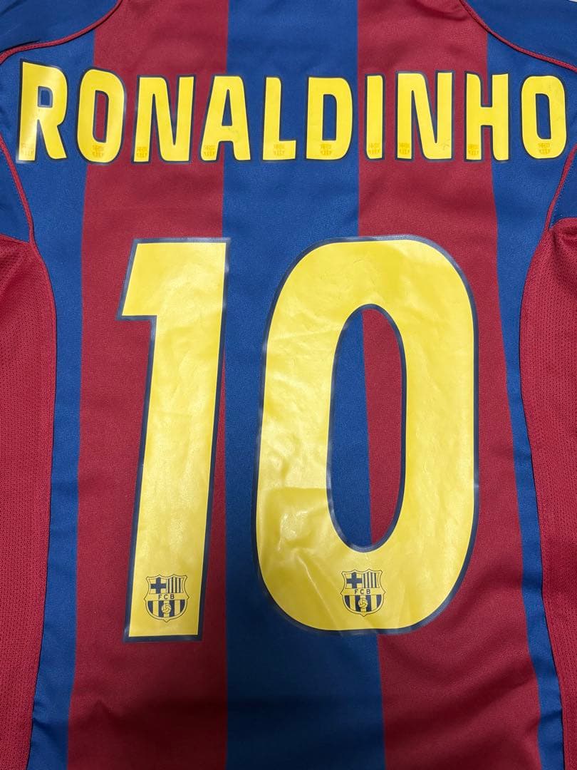 FCバルセロナ　ロナウジーニョ　レプリカユニフォーム