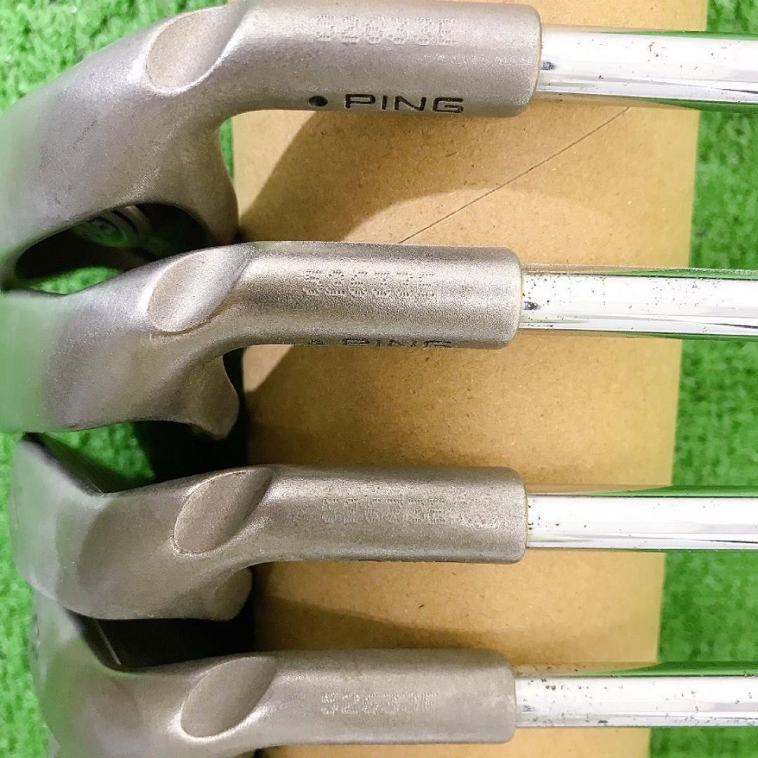 ツ69★PING ピンG5 SL 8本アイアンセット 純正スチールライ角ブラック