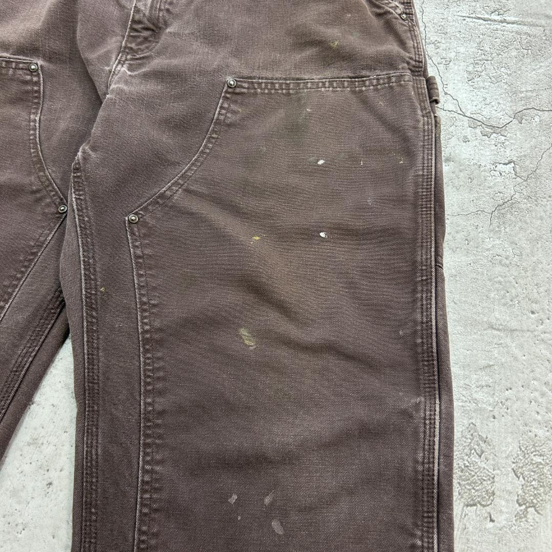 .*様 Carhartt　ダブルニーダックペインターパンツ　W39　ダークブラウ