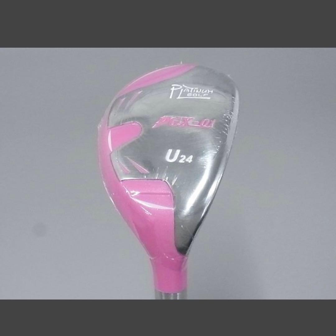 【新品】プラチナムゴルフ　レディースハーフセット　右打ち　8本　L
